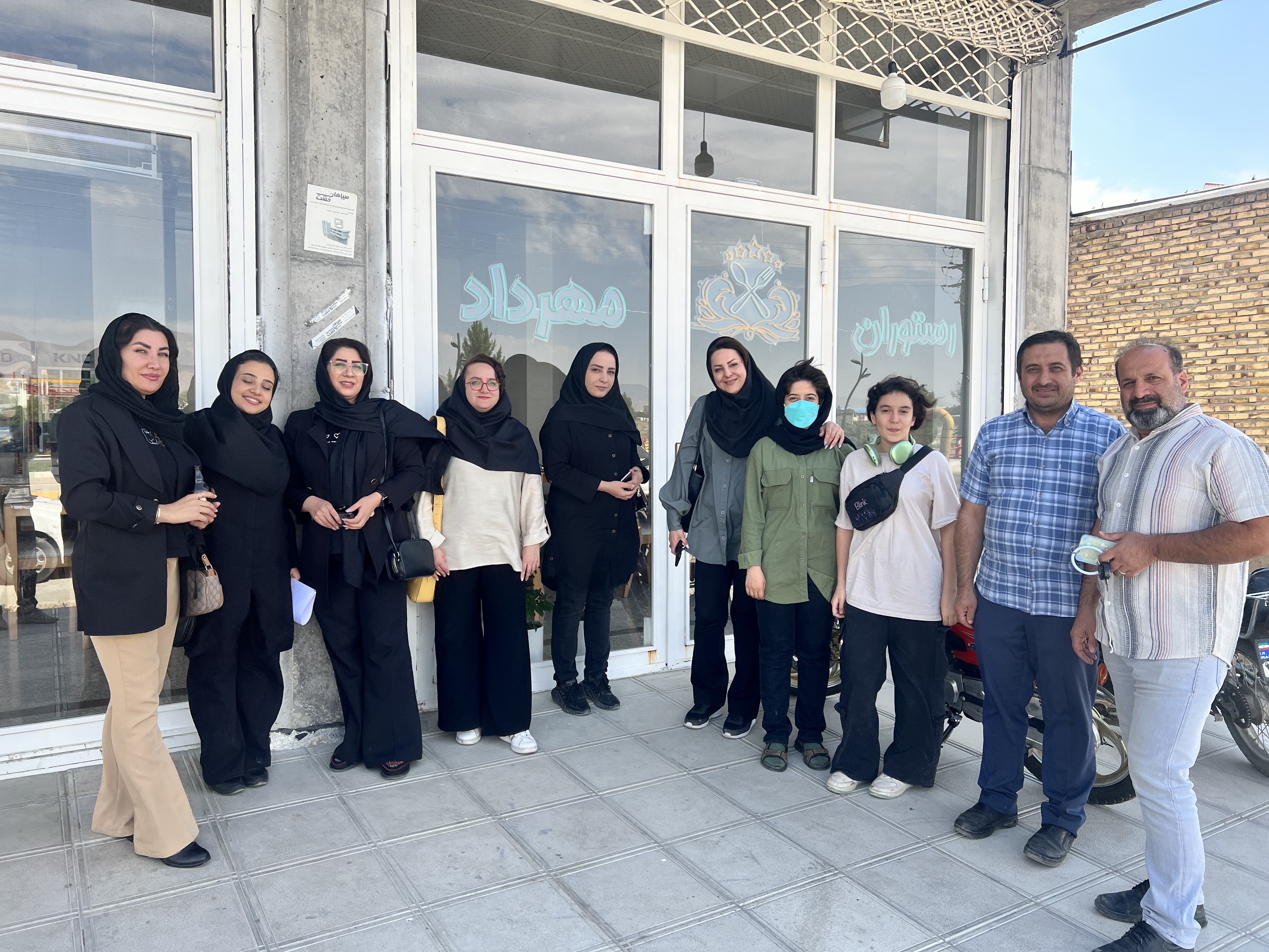 مشاوران حاضر در غربالگری صائین قلعه